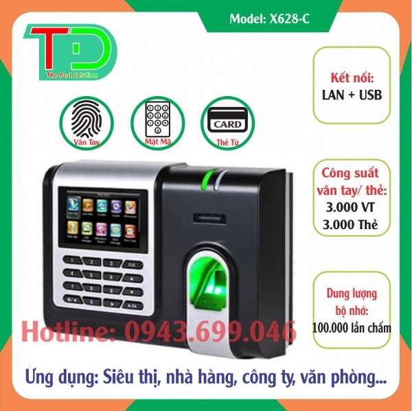 Máy Chấm Công Ronald Jack X628-C