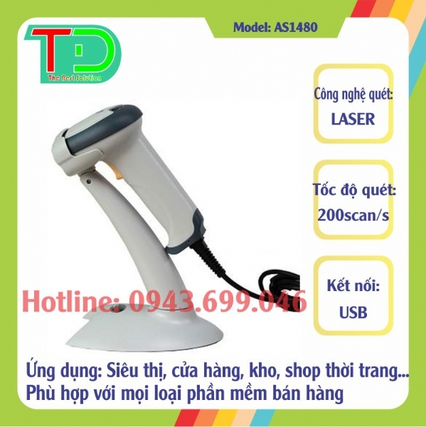 Máy Đọc Mã Vạch Antech AS1480