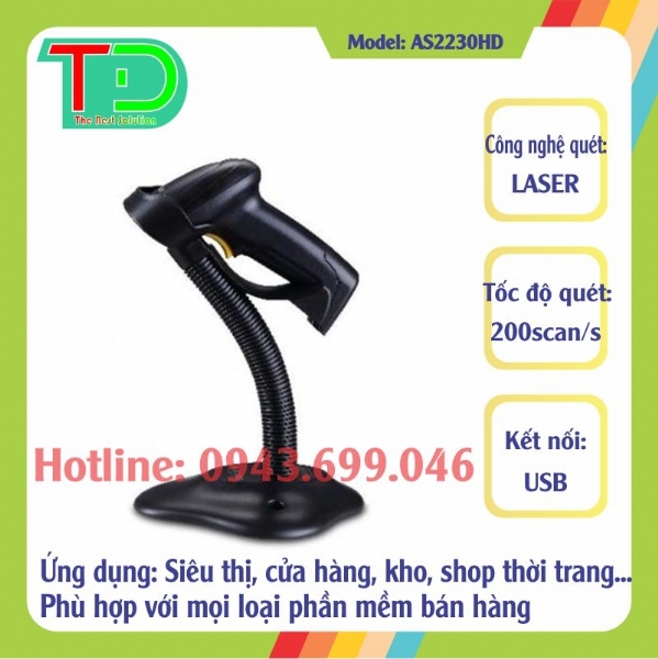 Máy Đọc Mã Vạch Antech AS2230HD
