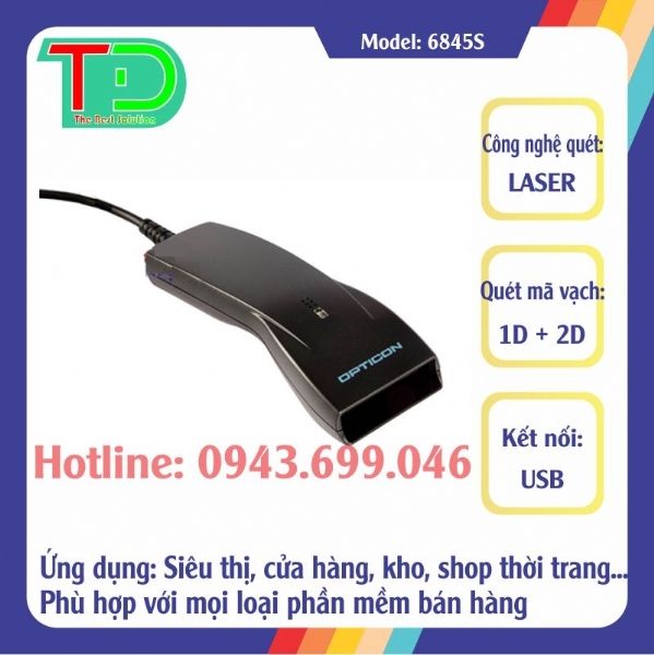 Máy Đọc Mã Vạch Opticon 6845S