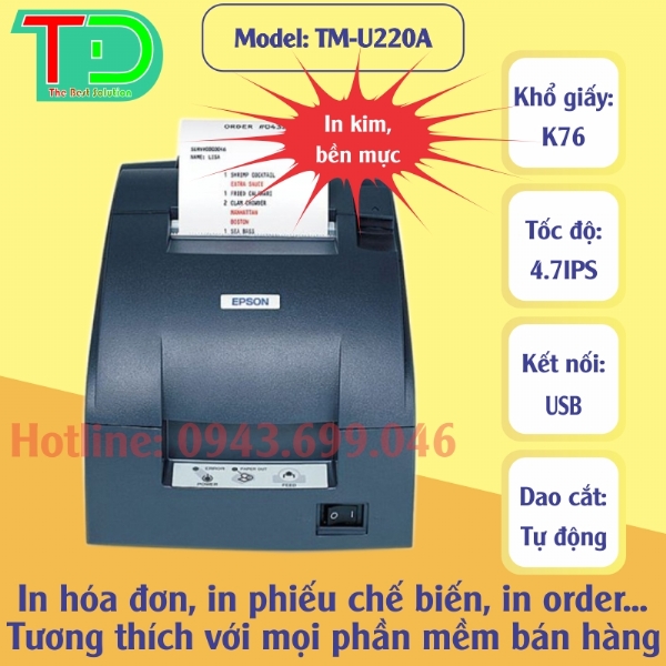 Máy In Hóa Đơn Epson U220A