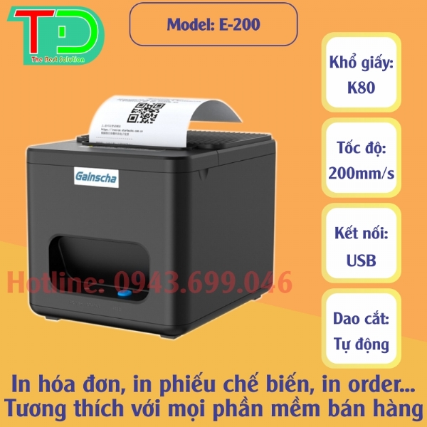 Máy In Hóa Đơn Ganscha GA-E200