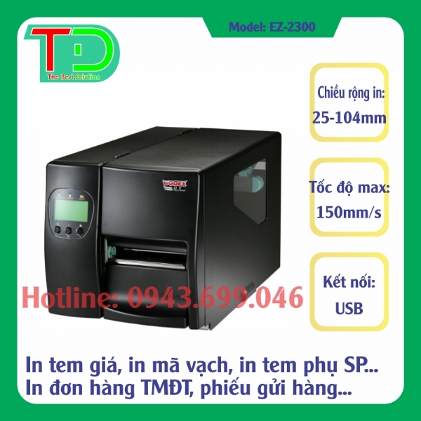 Máy In Mã Vạch Godex EZ-2300